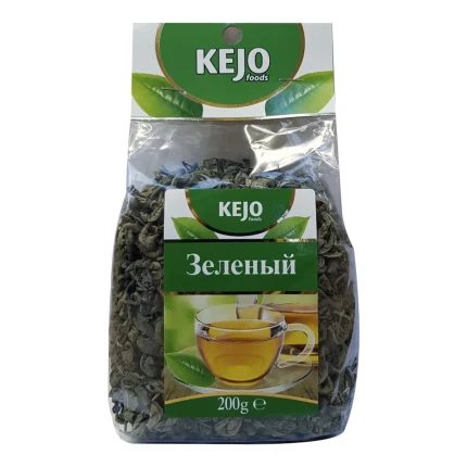 Чай зеленый, байховый, крупнолистовой (высший сорт), "Kejo", Yeşil çay (en yüksek kalite), 200гр, CZK-1368