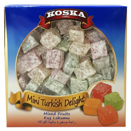 Lokum meyve karışımı "Koska", Mini lokum, kus lokumu, 250g., Türkiye, LK-4704