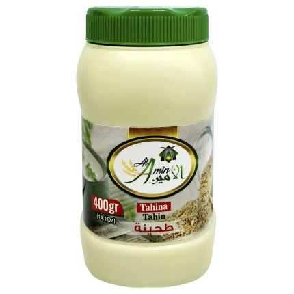Паста кунжутная натуральная Тахини/Тахин, "AlAmin", sesame paste Tahina/Tahin, 400гр., Турция, AAT-400