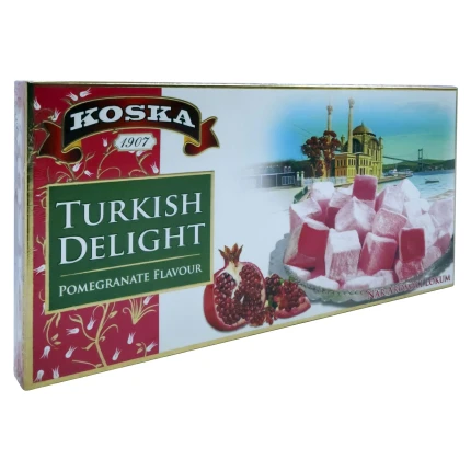 Рахат-лукум гранатовый, "Koska", Nar Aromali Lokum, 400гр. Турция, KNAL-400