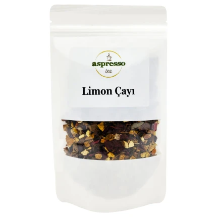 Çay (bitkisel koleksiyon) meyve ve bitkisel narenciye, "Aspresso" Dogal Limon Çayı, 100g, Türkiye, ASLLC-100