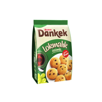 Мини кексы / маффины с изюмом, "Ulker", Dankek, (16шт*10гр) 160гр. Турция, UDBR-160