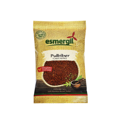 Перец красный острый хлопьями / шелковый перец, "Esmergil", Aci Pul Biber, 70гр. Турция, EAPB-70